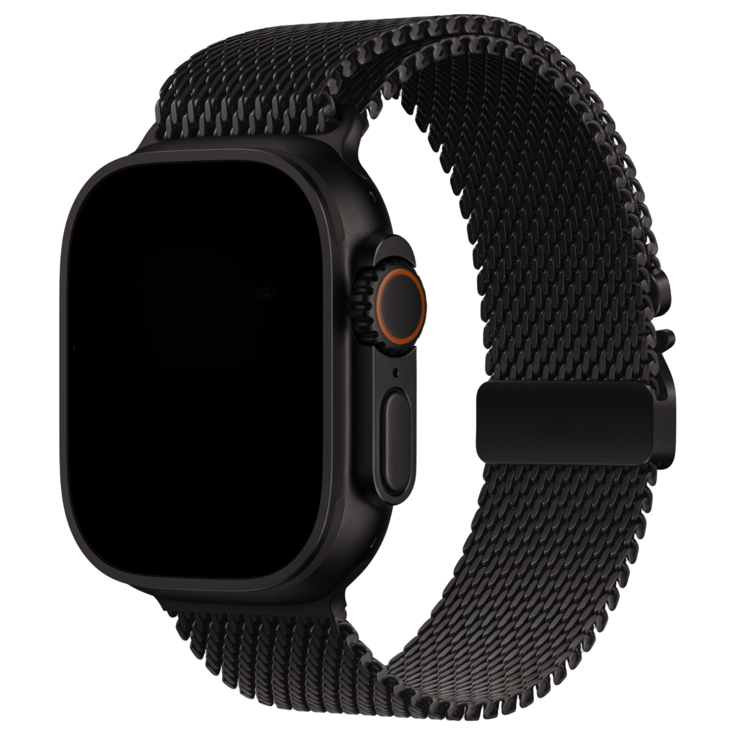 Correa de hebilla pulsera Milanese loop para el Apple Watch - titanio negro