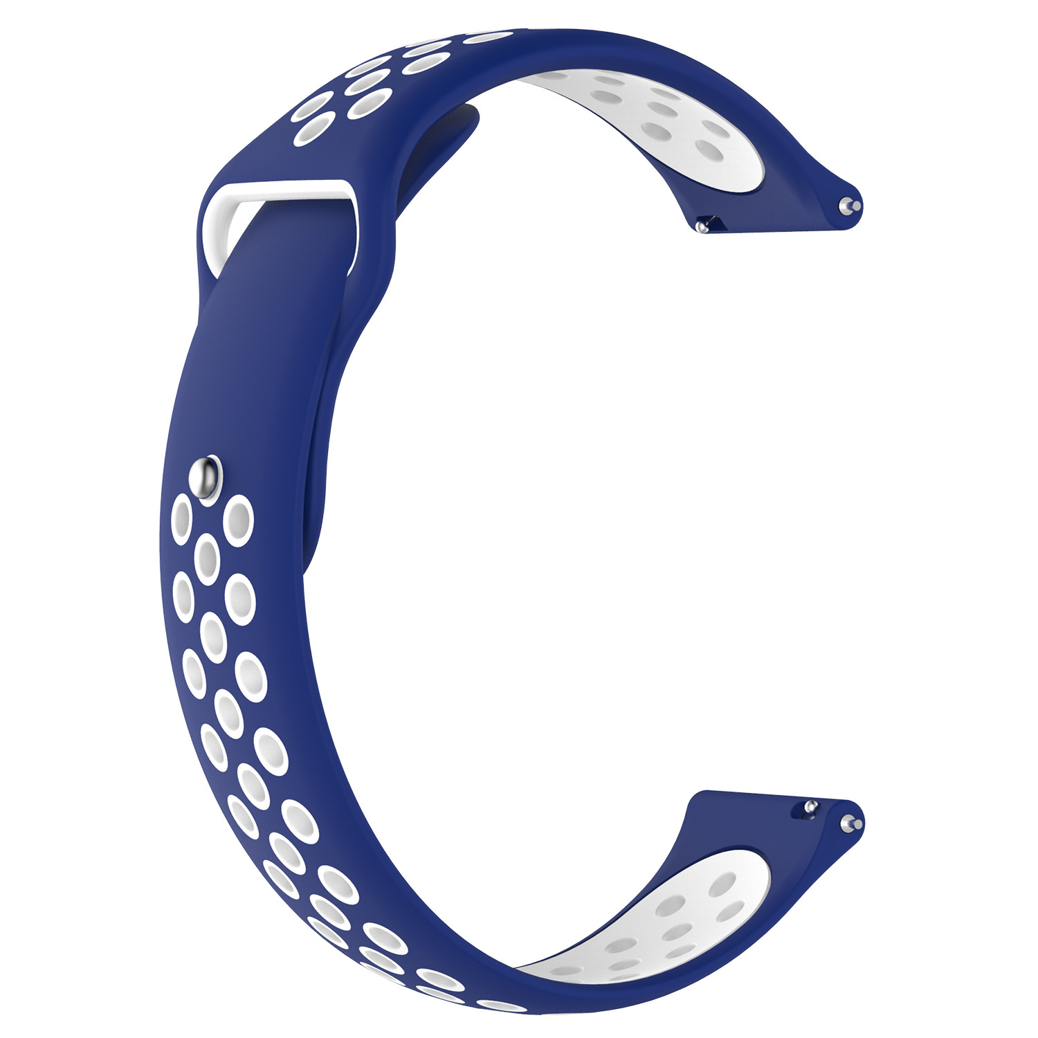 Correa deportiva doble para el Huawei Watch GT - azul blanco