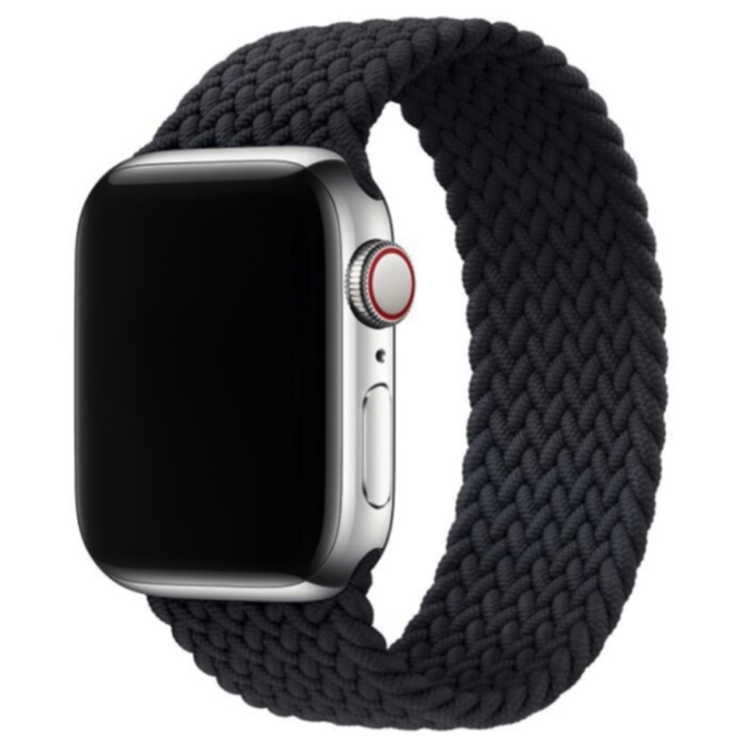 Correa solo loop trenzada de nailon para el Apple Watch - negro