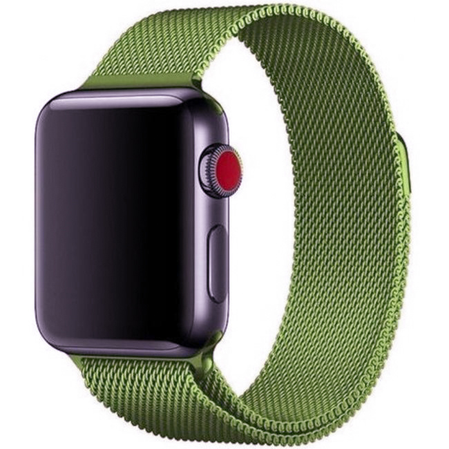 Correa Milanese loop para el Apple Watch - verde