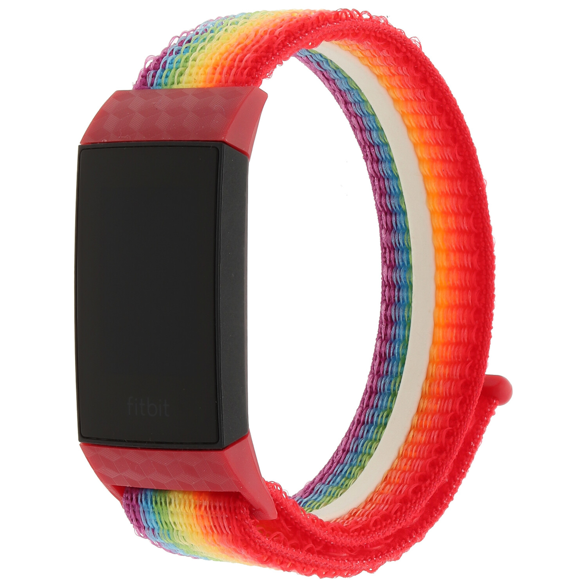 Correa de nailon para el Fitbit Charge 3 y 4 - arco iris