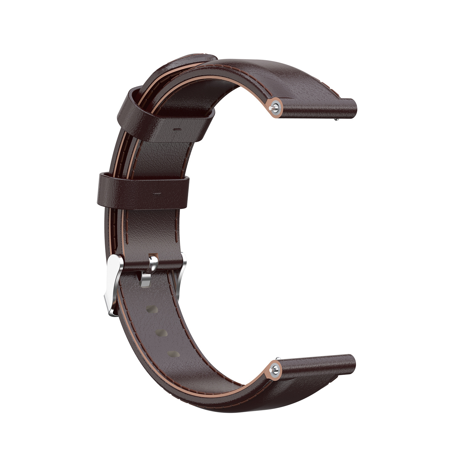 Correa de piel para el Huawei Watch GT - marrón oscuro