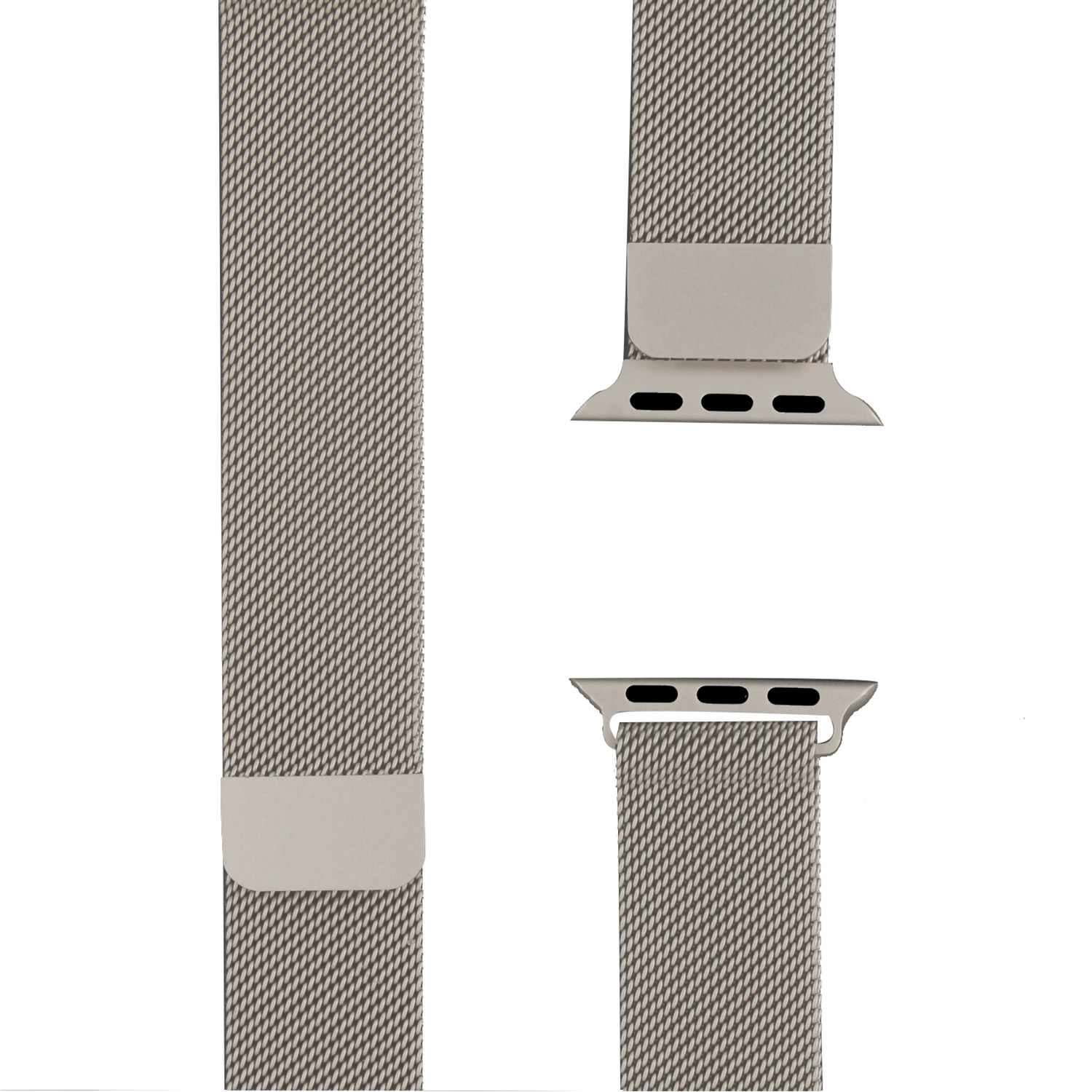 Correa Milanese loop para el Apple Watch - blanco estrella