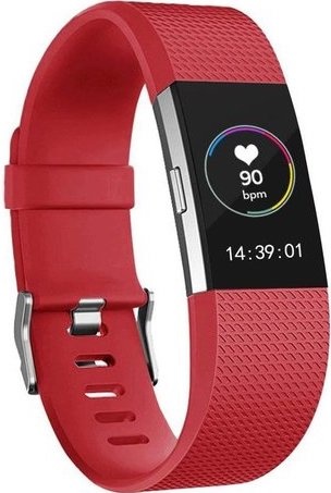 Correa deportiva para el Fitbit Charge 2 - roja