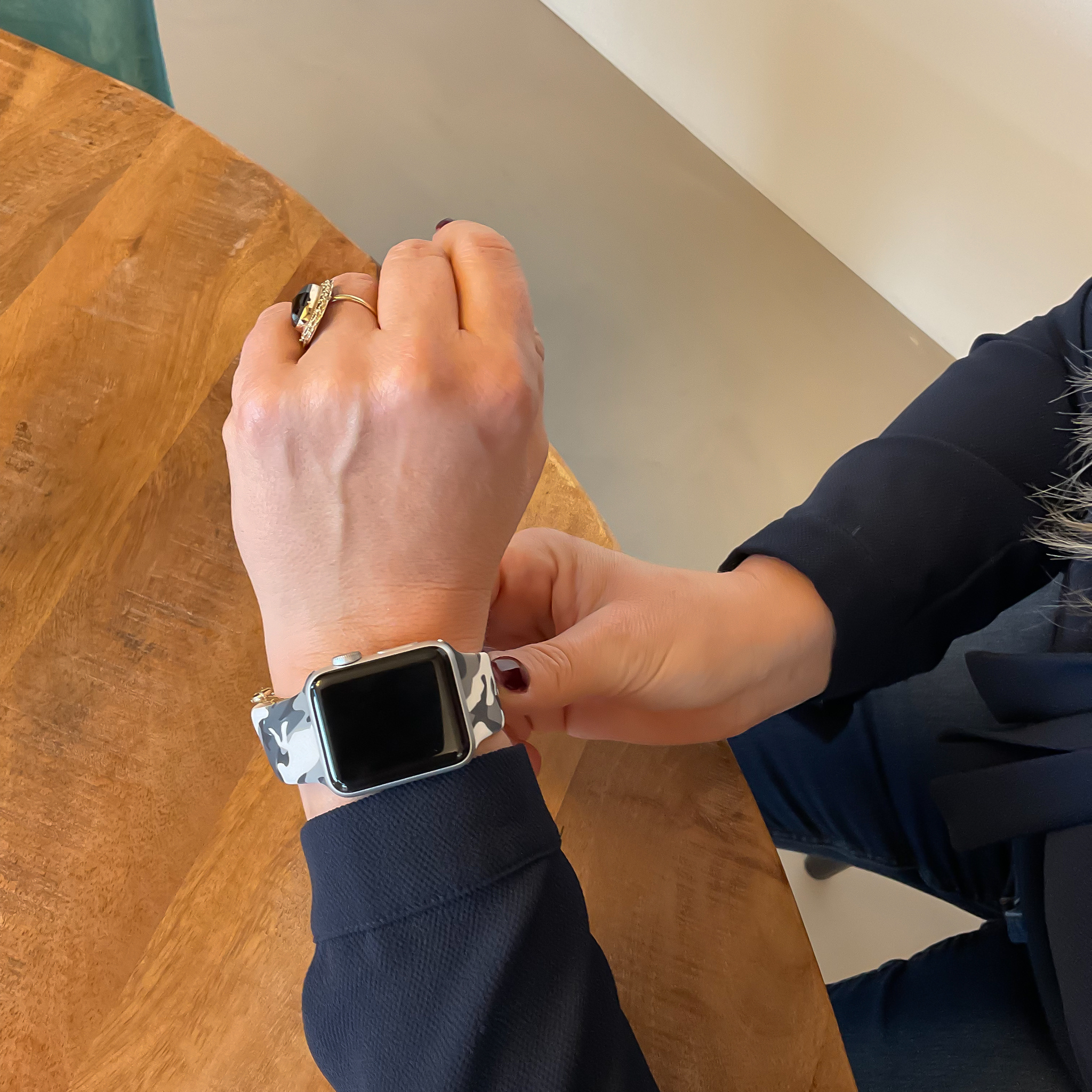 Correa deportiva estampada para el Apple Watch - camuflaje