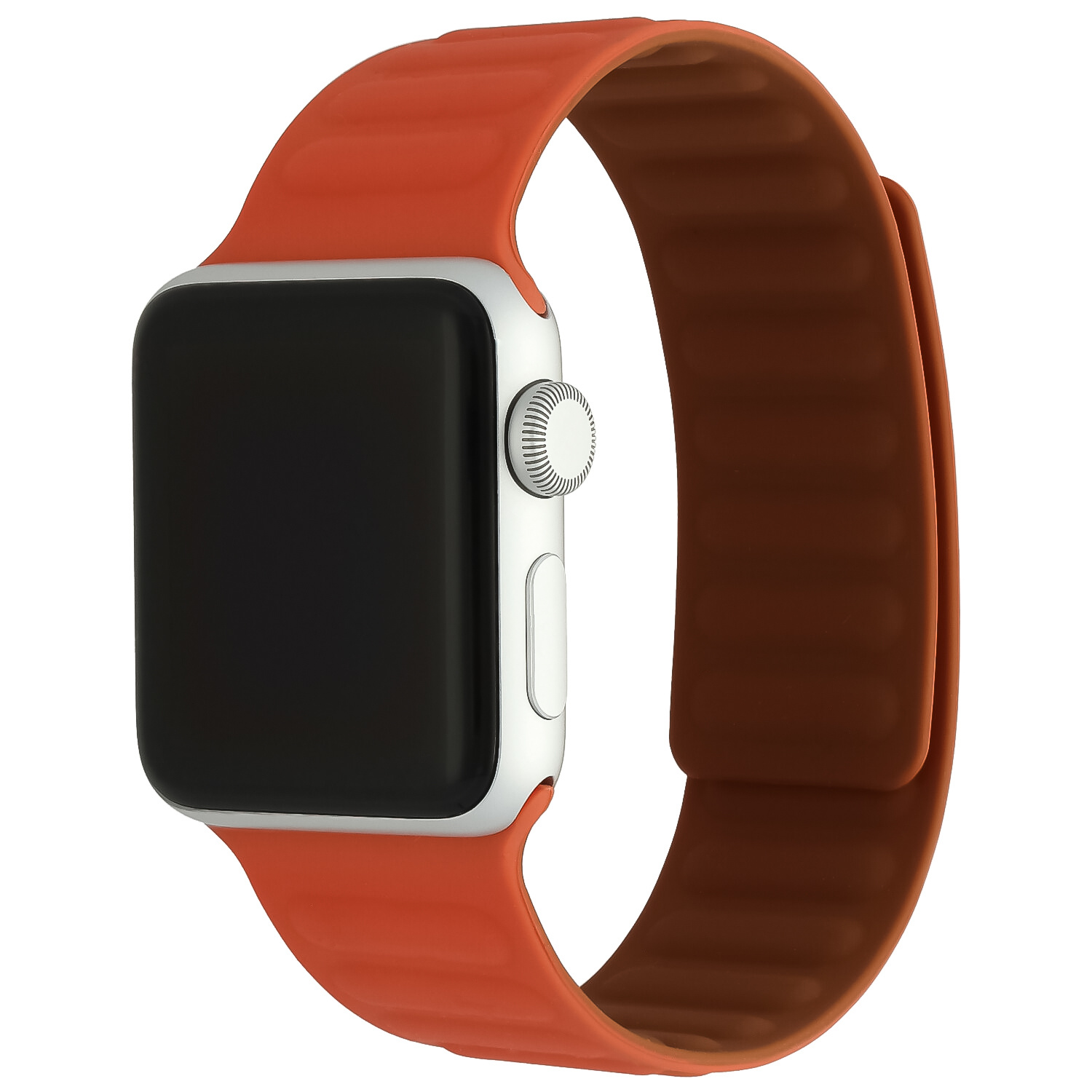 Correa deportiva individual acanalada para el Apple Watch - puesta de sol