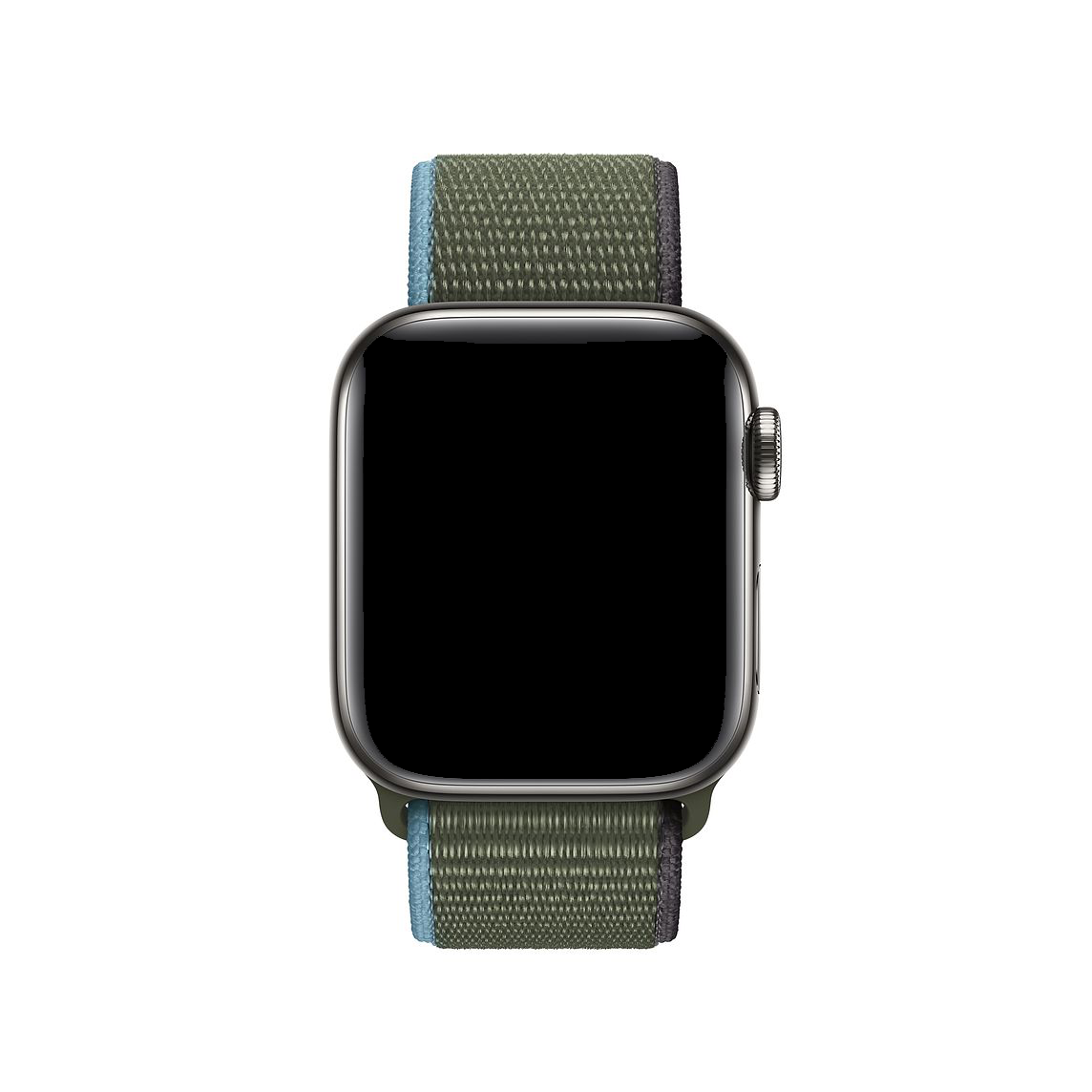 Correa loop deportiva de nailon para el Apple Watch - verde inverness