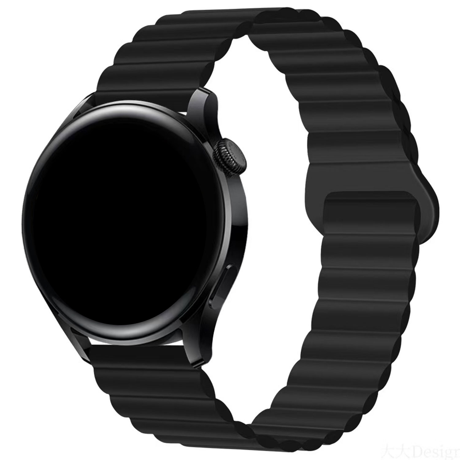 Correa magnética de silicona para el Samsung Galaxy Watch 6 Classic - negro