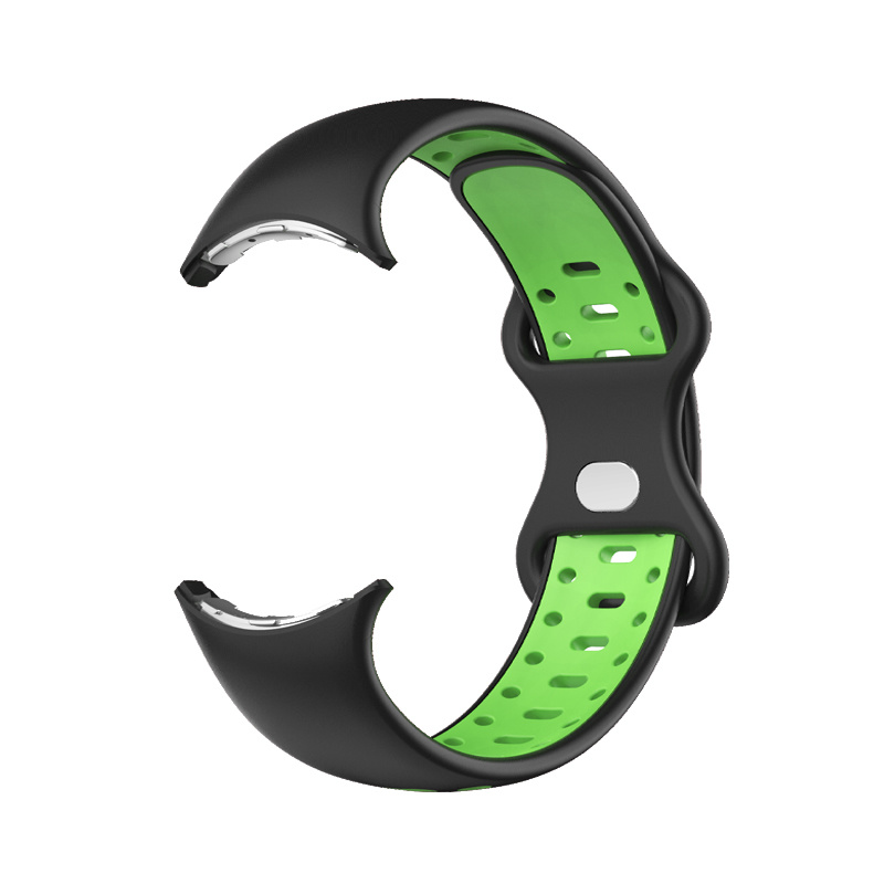 Correa deportiva doble para el Google Pixel Watch - negro verde