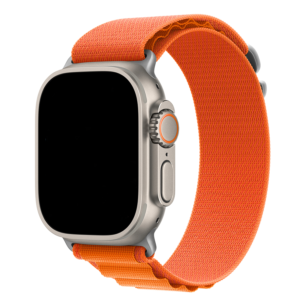 Correa loop Alpine de nailon para el Apple Watch - naranja