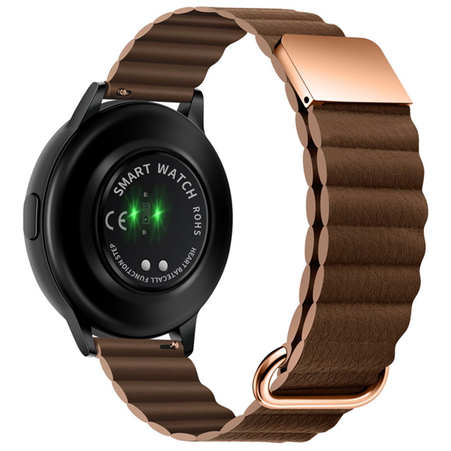 Correa de piel magnética para el Samsung Galaxy Watch 6 Classic - marrón