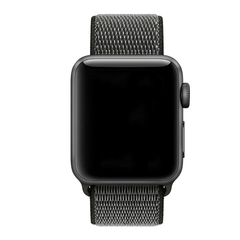 Correa loop deportiva de nailon para el Apple Watch - oliva oscuro