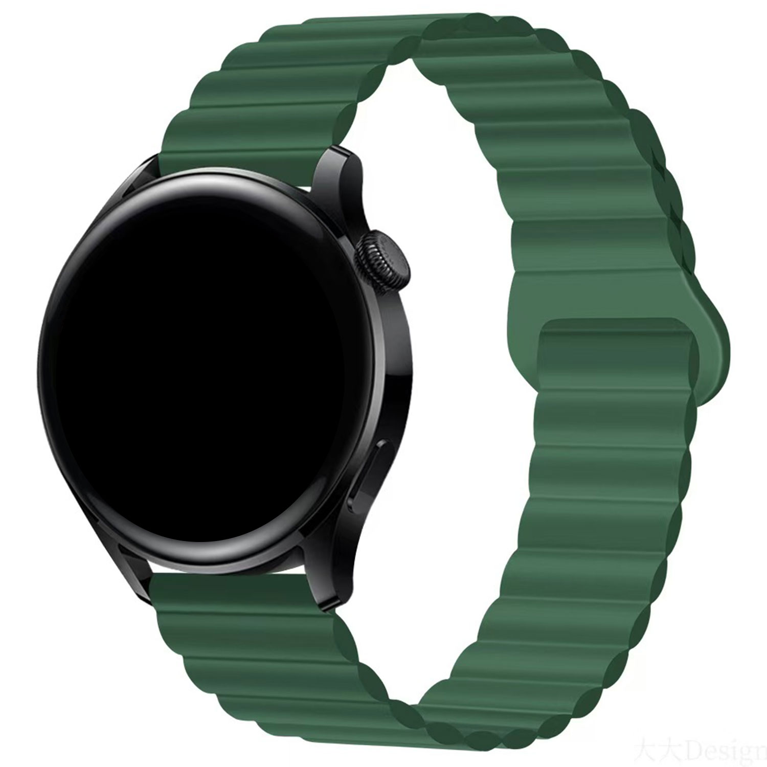 Correa magnética de silicona para el Samsung Galaxy Watch 5 - verde