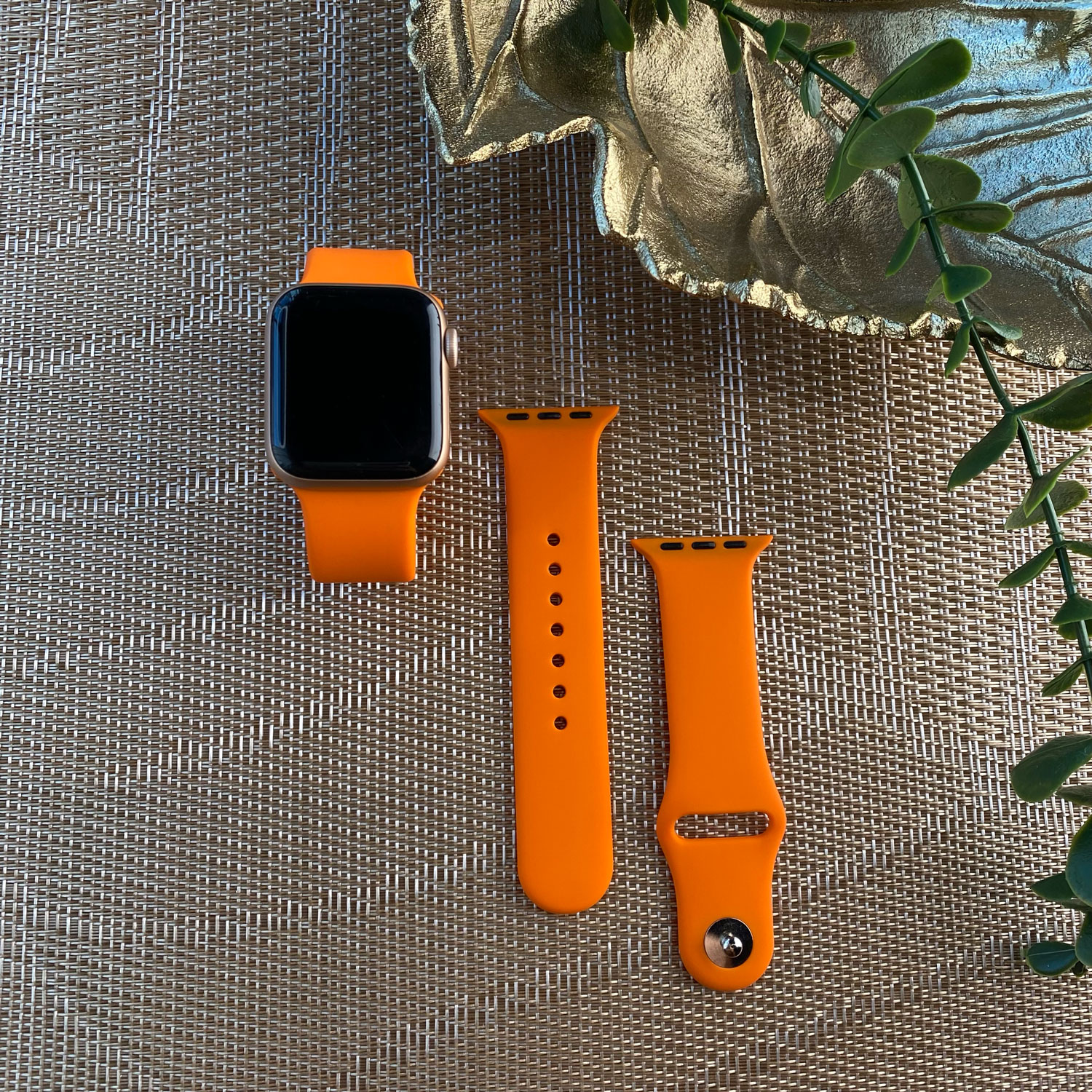 Correa deportiva para el Apple Watch - naranja