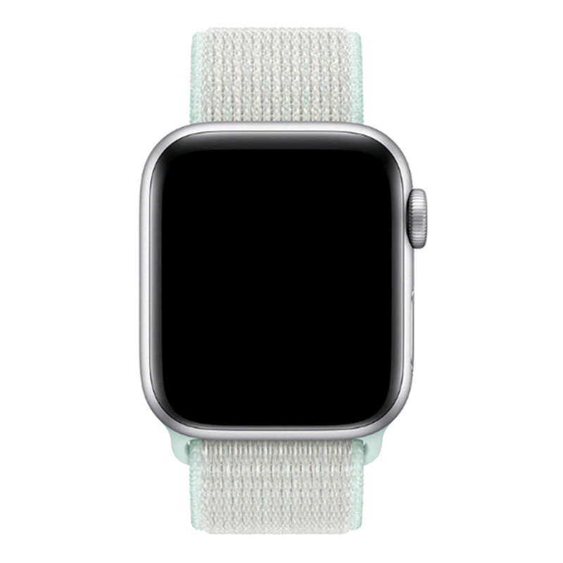 Correa loop deportiva de nailon para el Apple Watch - tono azul verdoso