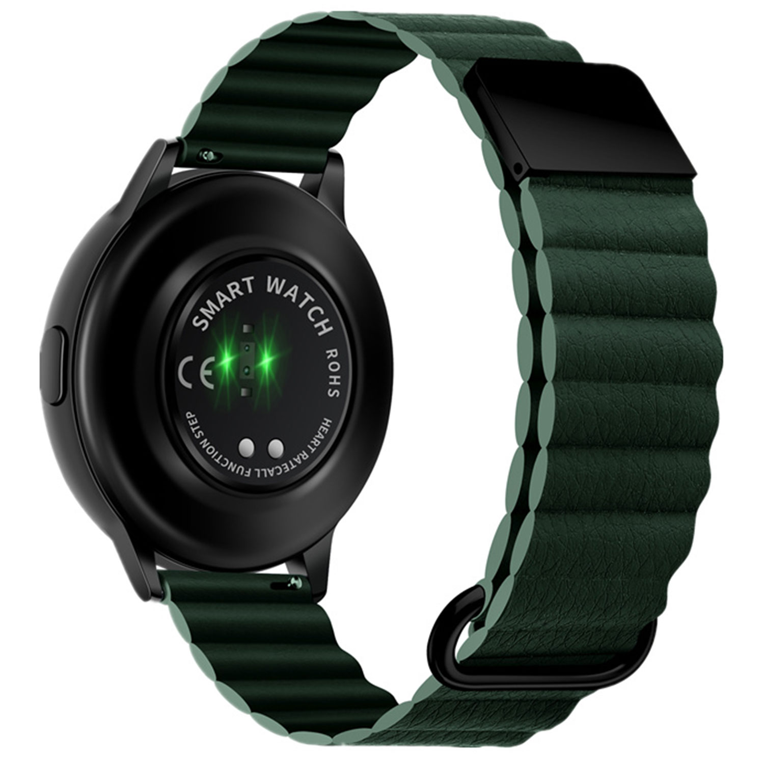 Correa de piel magnética para el Samsung Galaxy Watch 5 Pro - verde