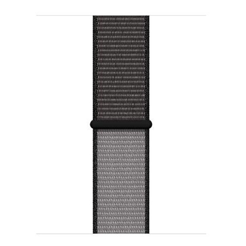 Correa loop deportiva de nailon para el Apple Watch - gris ancla