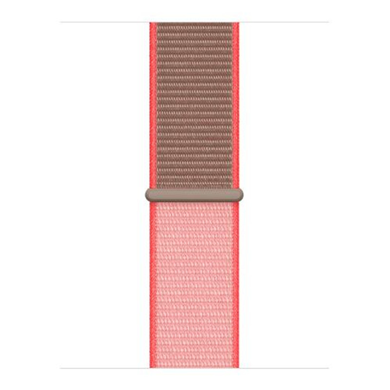 Correa loop deportiva de nailon para el Apple Watch - rosa neón