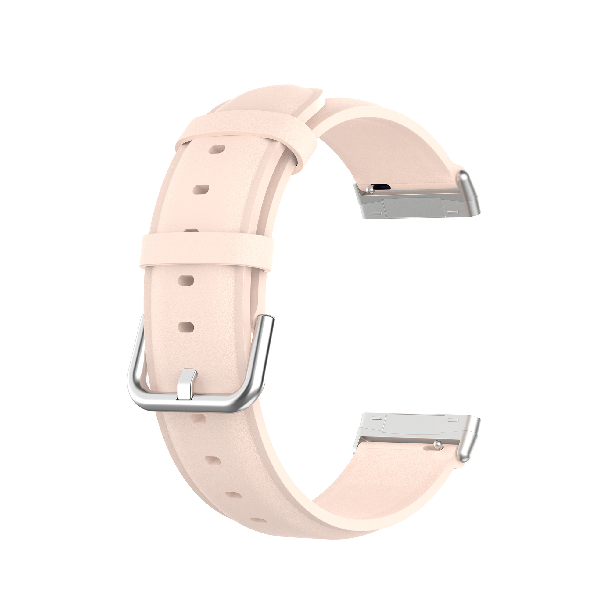 Correa de piel para el Fitbit Versa 3 / Sense - rosa