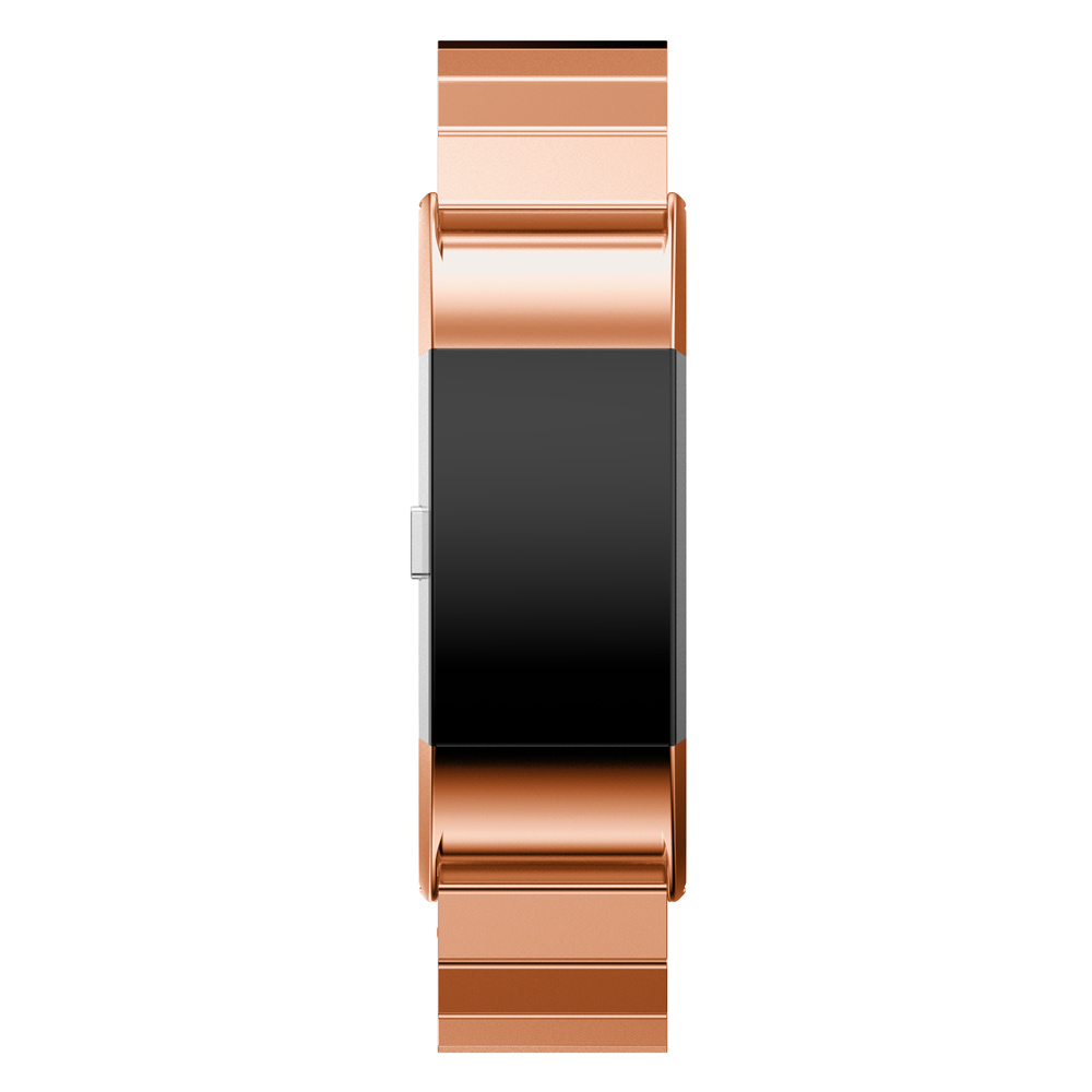 Correa de eslabones de acero para el Fitbit Charge 2 - oro rosa
