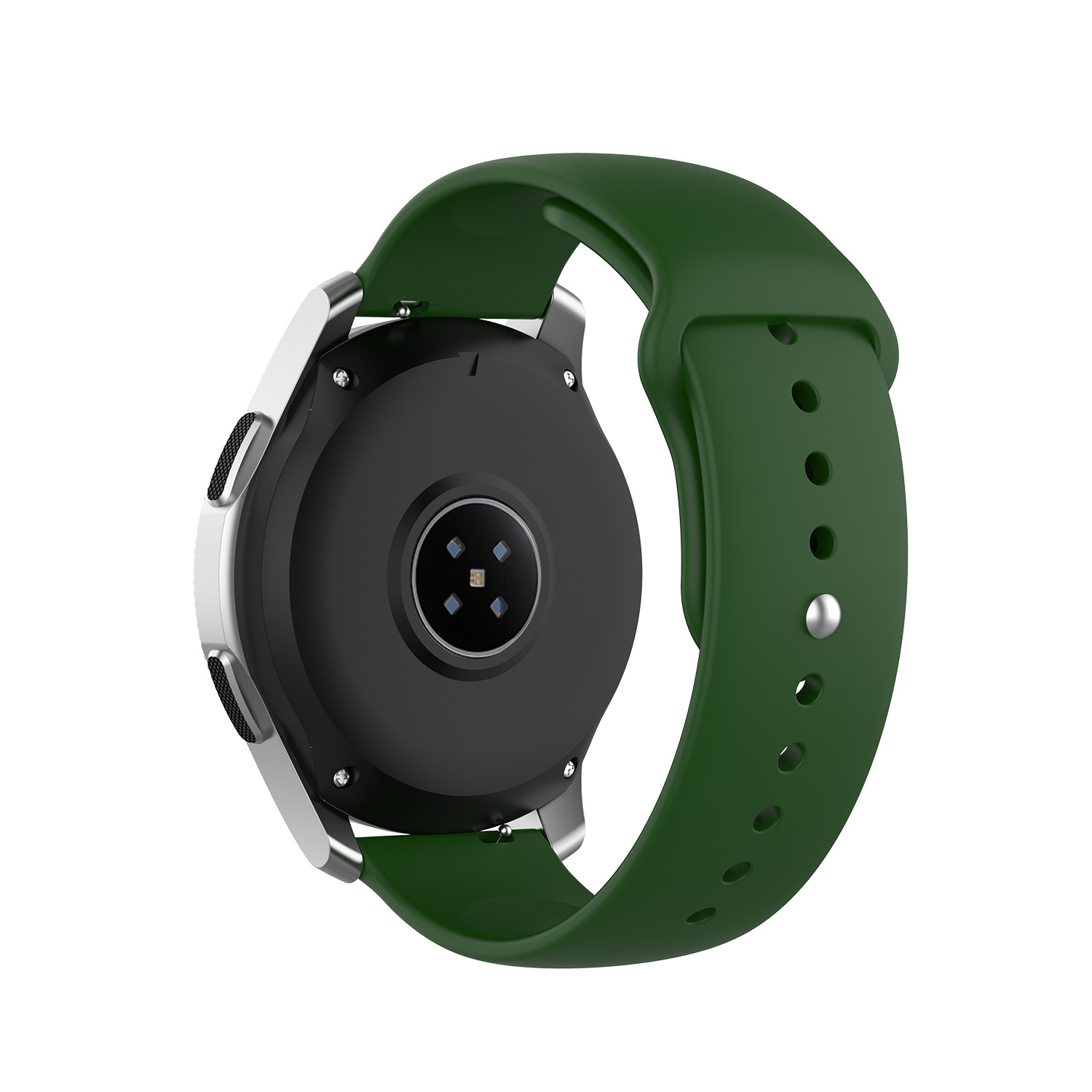 Correa deportiva de silicona para el Huawei Watch GT - verde militar