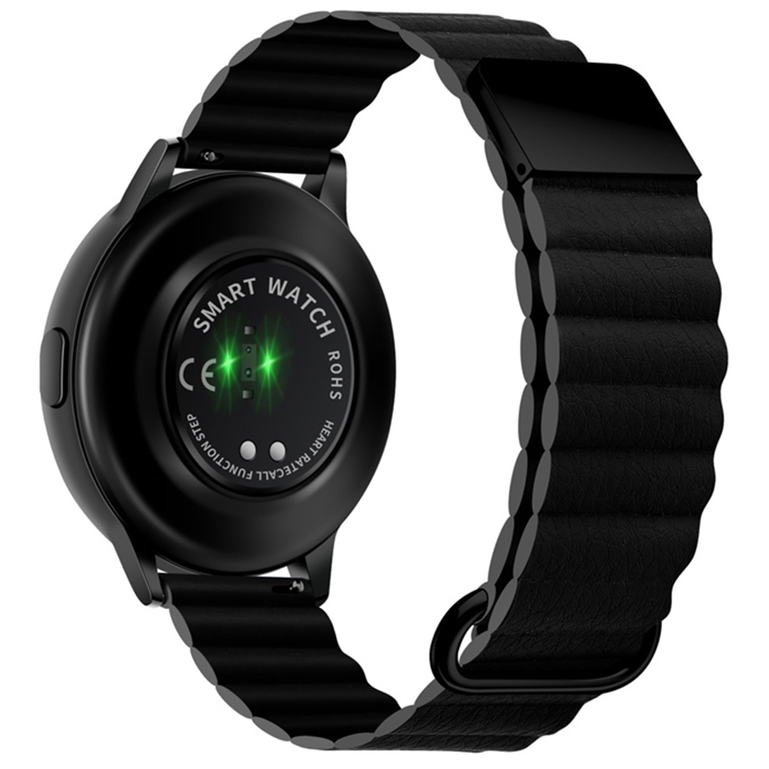 Correa de piel magnética para el Samsung Galaxy Watch 6 Classic - negro