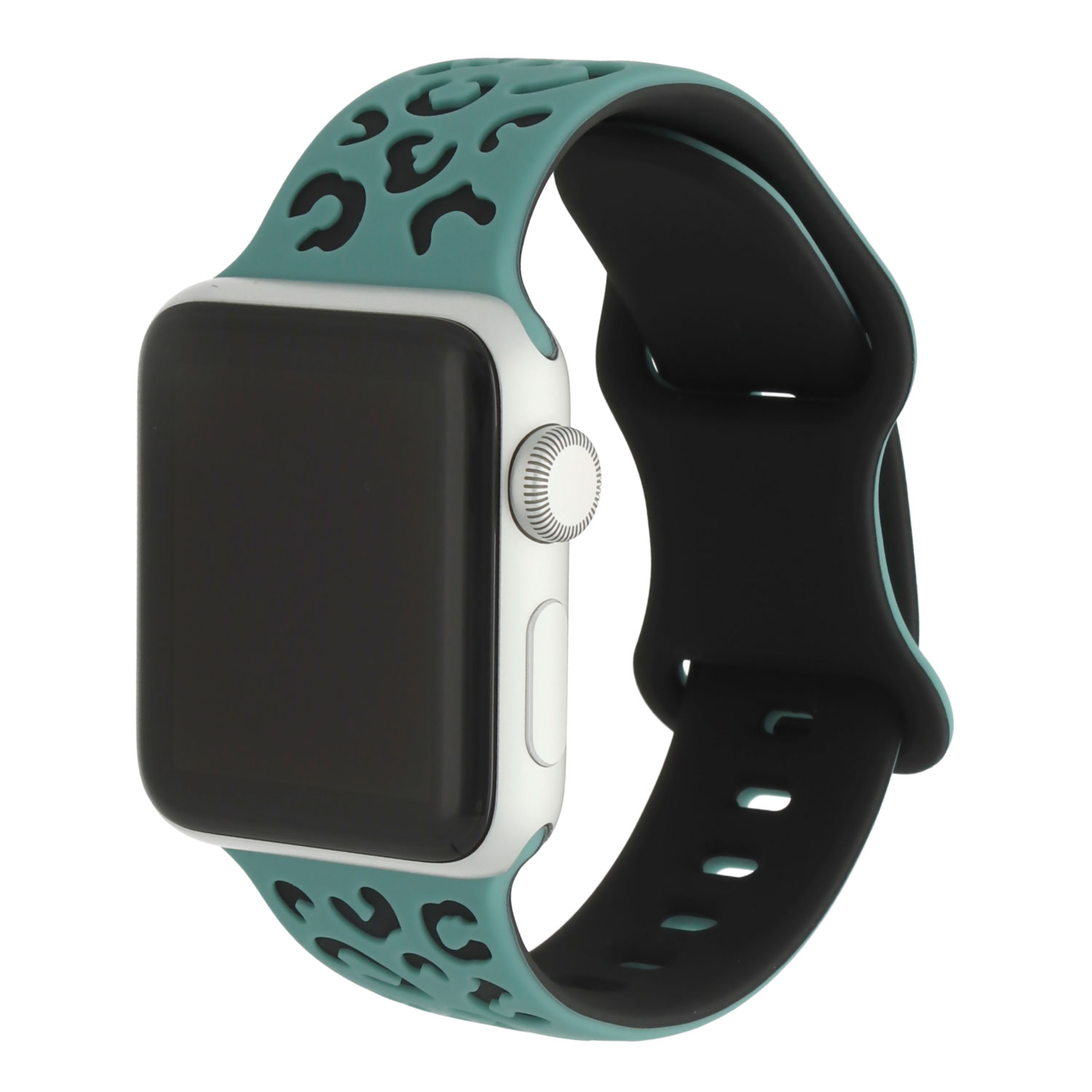 Correa silicona leapardo wild para el Apple Watch - Cactus Negro