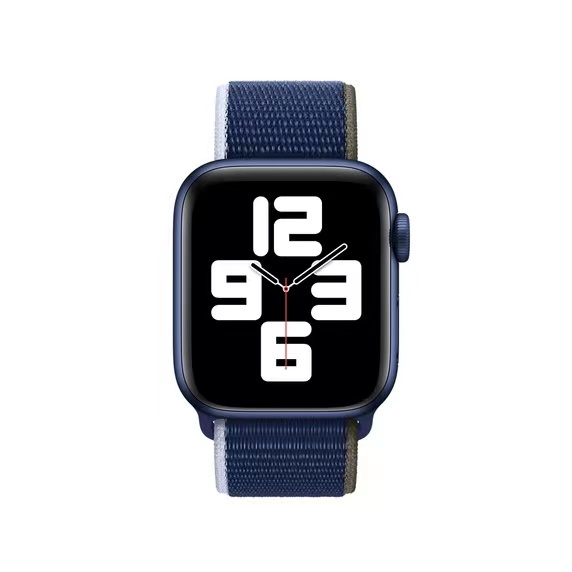 Correa loop deportiva de nailon para el Apple Watch - azul marino oscuro