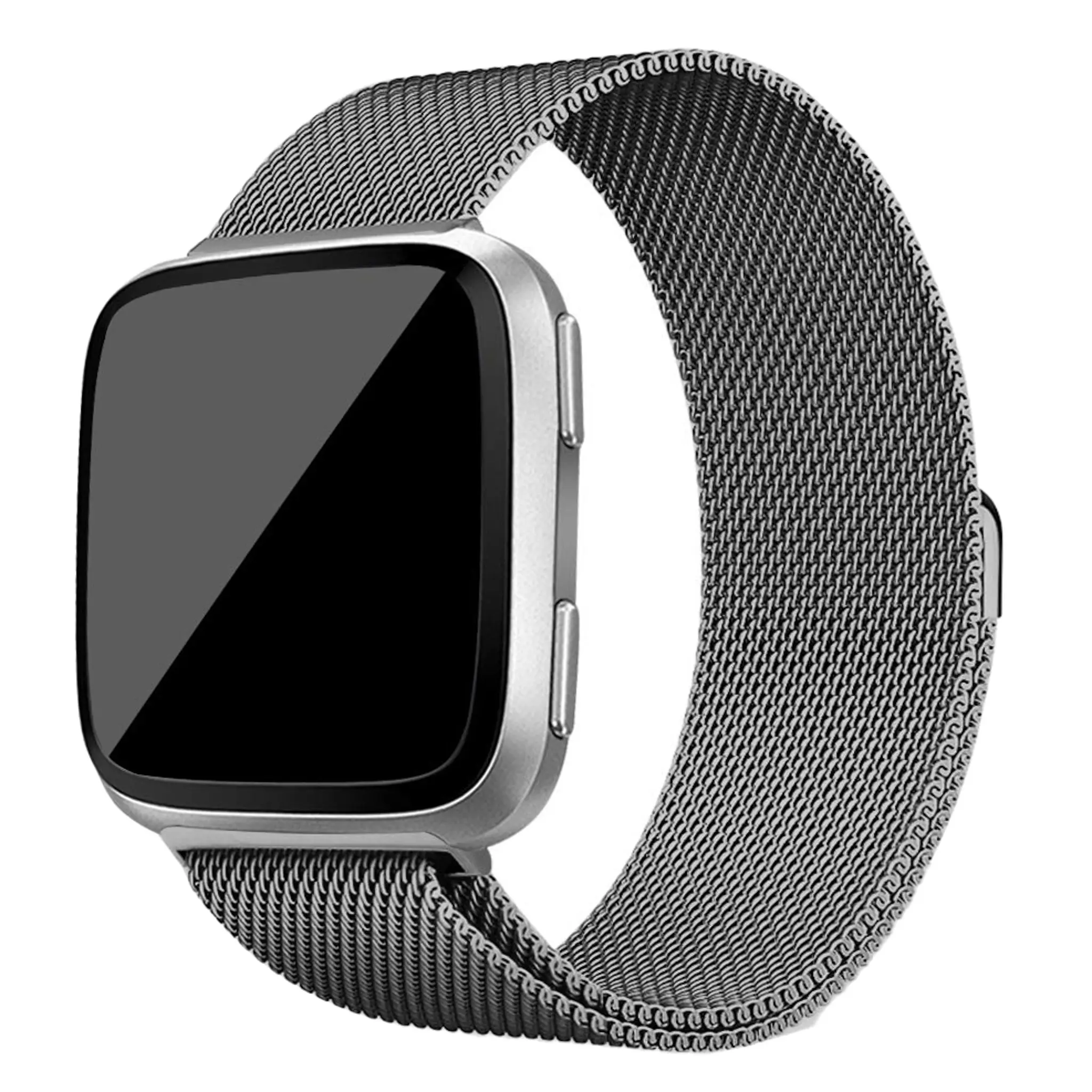 Correa milanesa Fitbit Versa 3 (negra) 