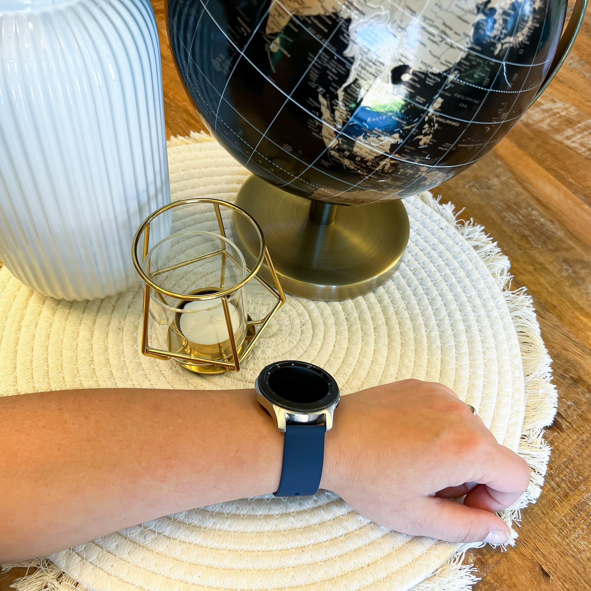 Correa deportiva de silicona para el Samsung Galaxy Watch - azul marino