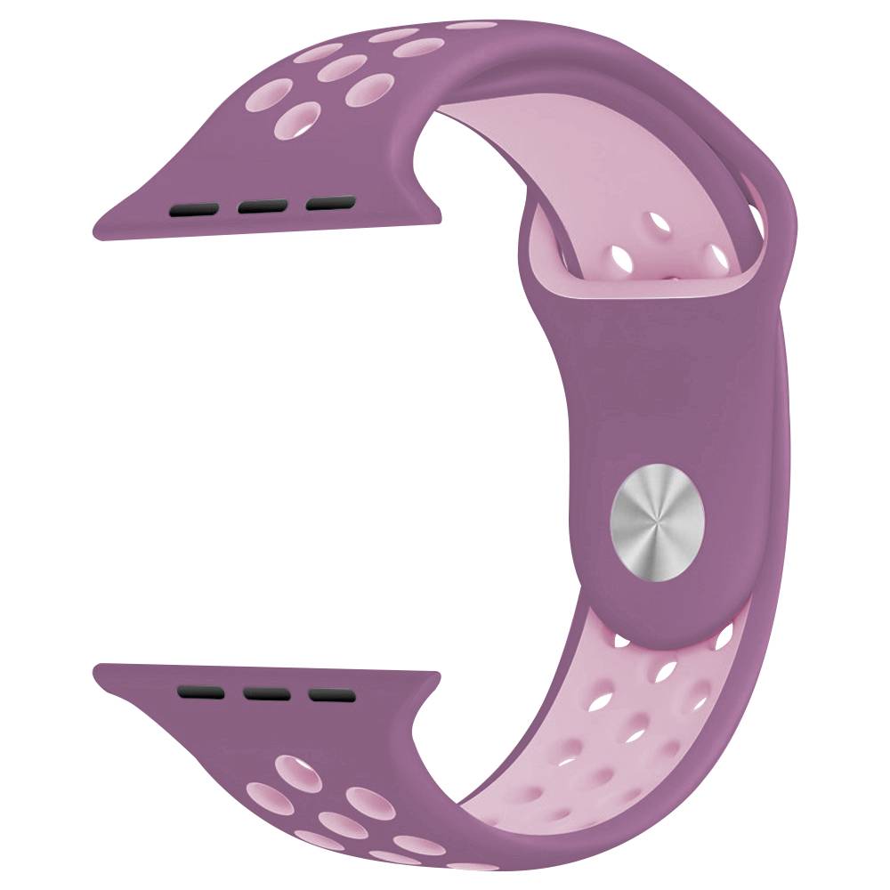 Correa deportiva doble para el Apple Watch - rosa violeta