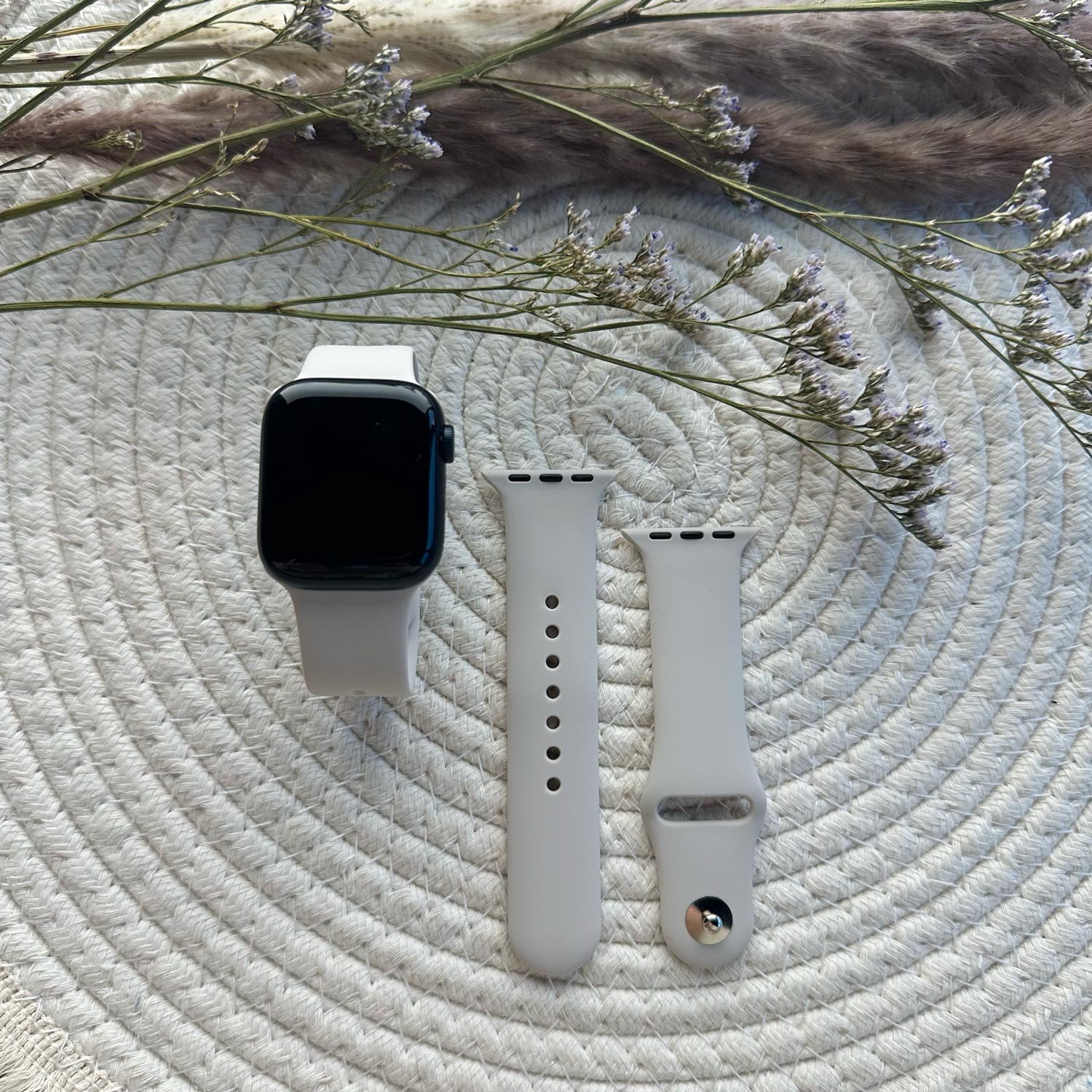 Correa deportiva para el Apple Watch - blanco estrella