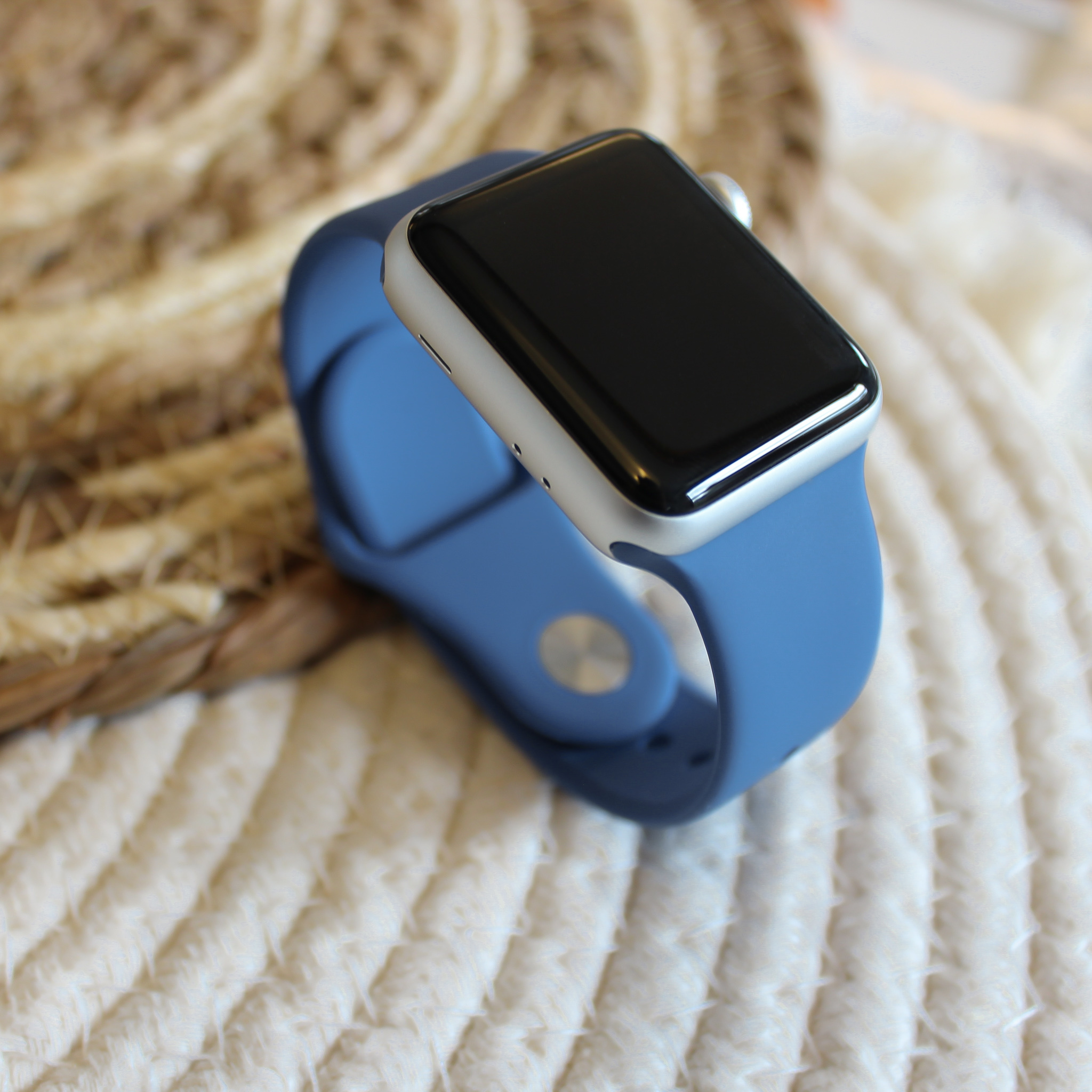 Correa deportiva para el Apple Watch - azul lino