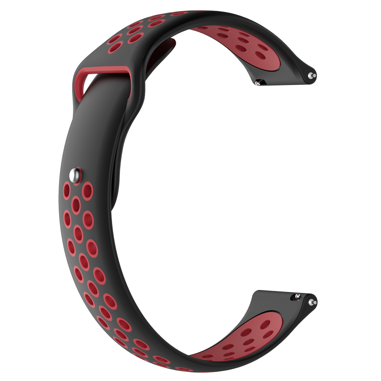 Correa deportiva doble para el Huawei Watch GT - negro rojo